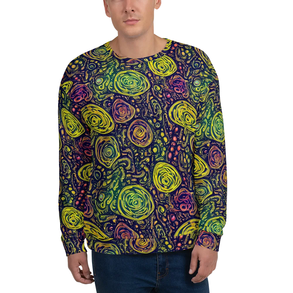 Afterdark Whorl on Sweatshirt — Front