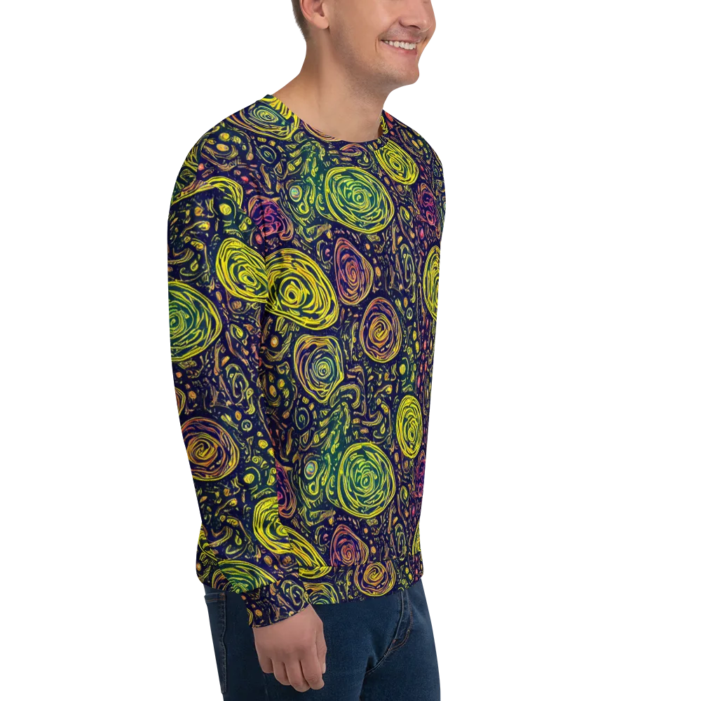 Afterdark Whorl on Sweatshirt — Right Front