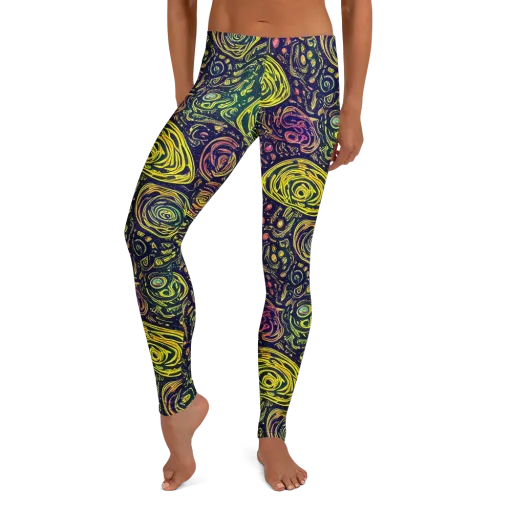 Afterdark Whorl on a Leggings