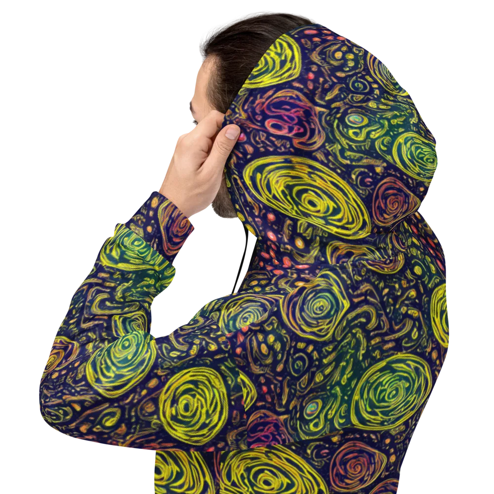 Afterdark Whorl on Hoodie — Back