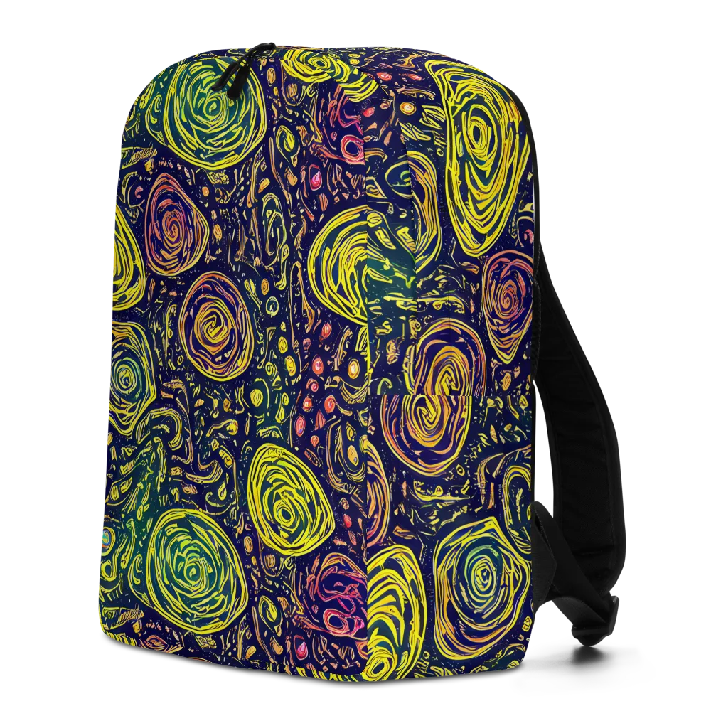 Afterdark Whorl on Minimalist Backpack — Left