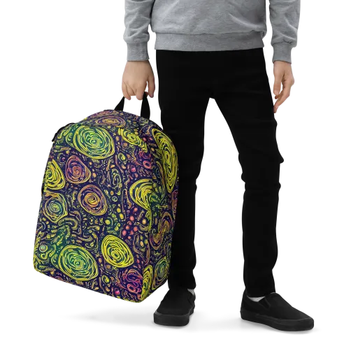 Afterdark Whorl on a Minimalist Backpack