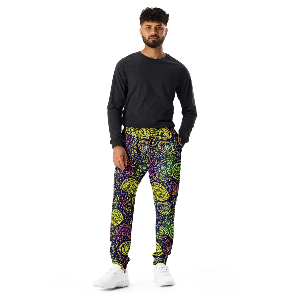 Afterdark Whorl on Men's Joggers — Front