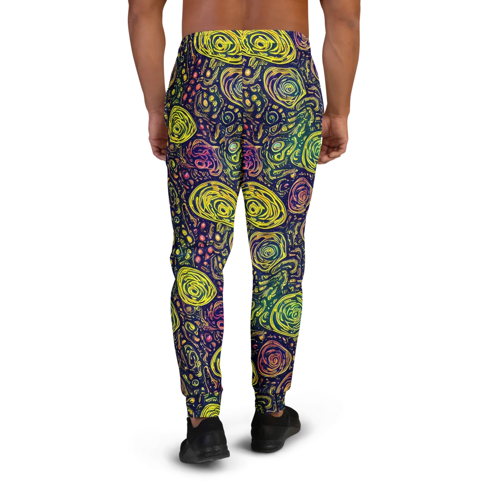 Afterdark Whorl on Men's Joggers — Back