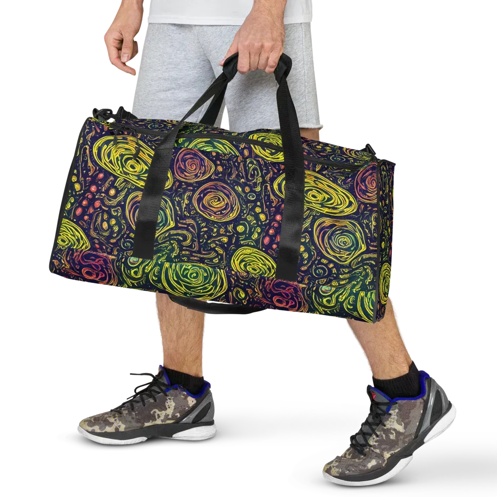 Afterdark Whorl on Duffle Bag — Front