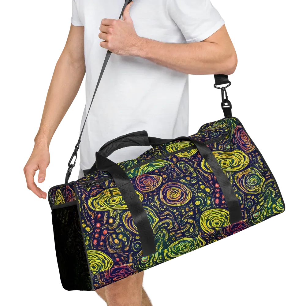 Afterdark Whorl on Duffle Bag — Right Front