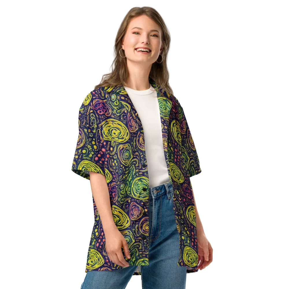 Afterdark Whorl on Button Shirt — Front