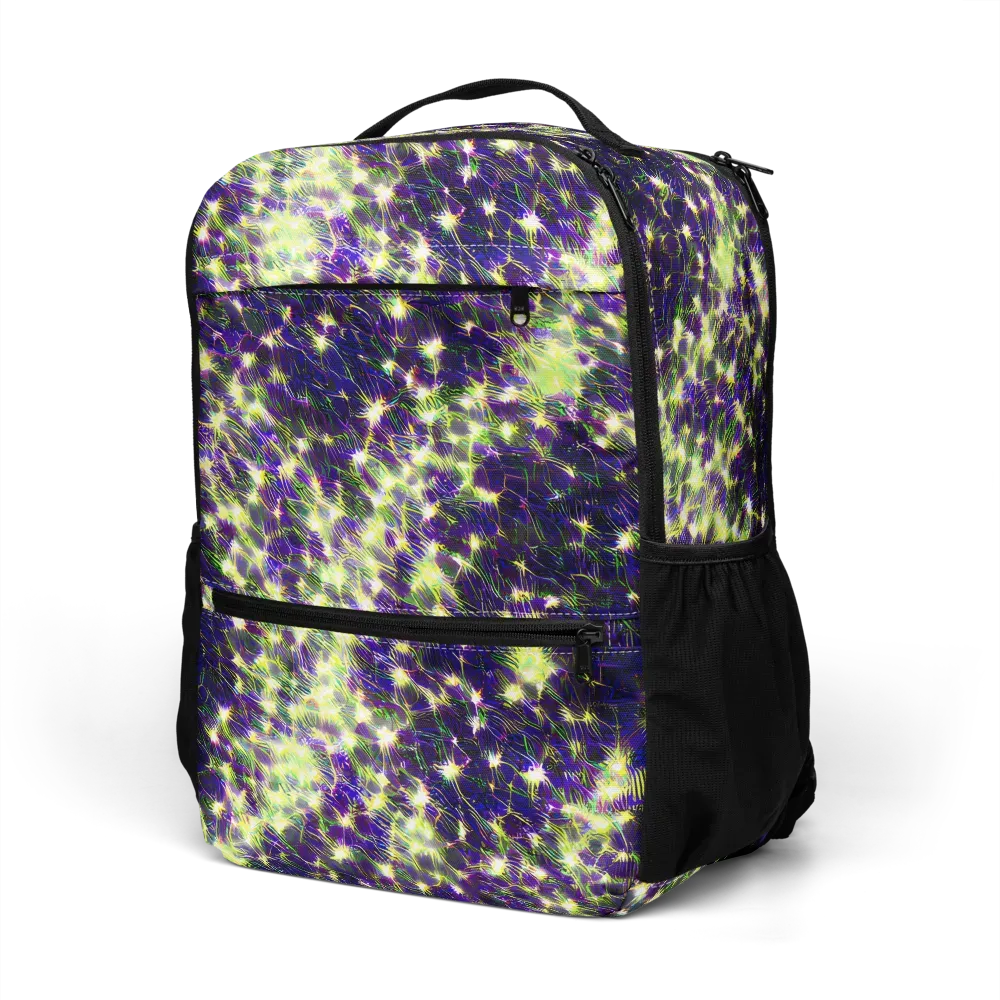 Cosmic Dandelion on Utility Backpack — Left Front