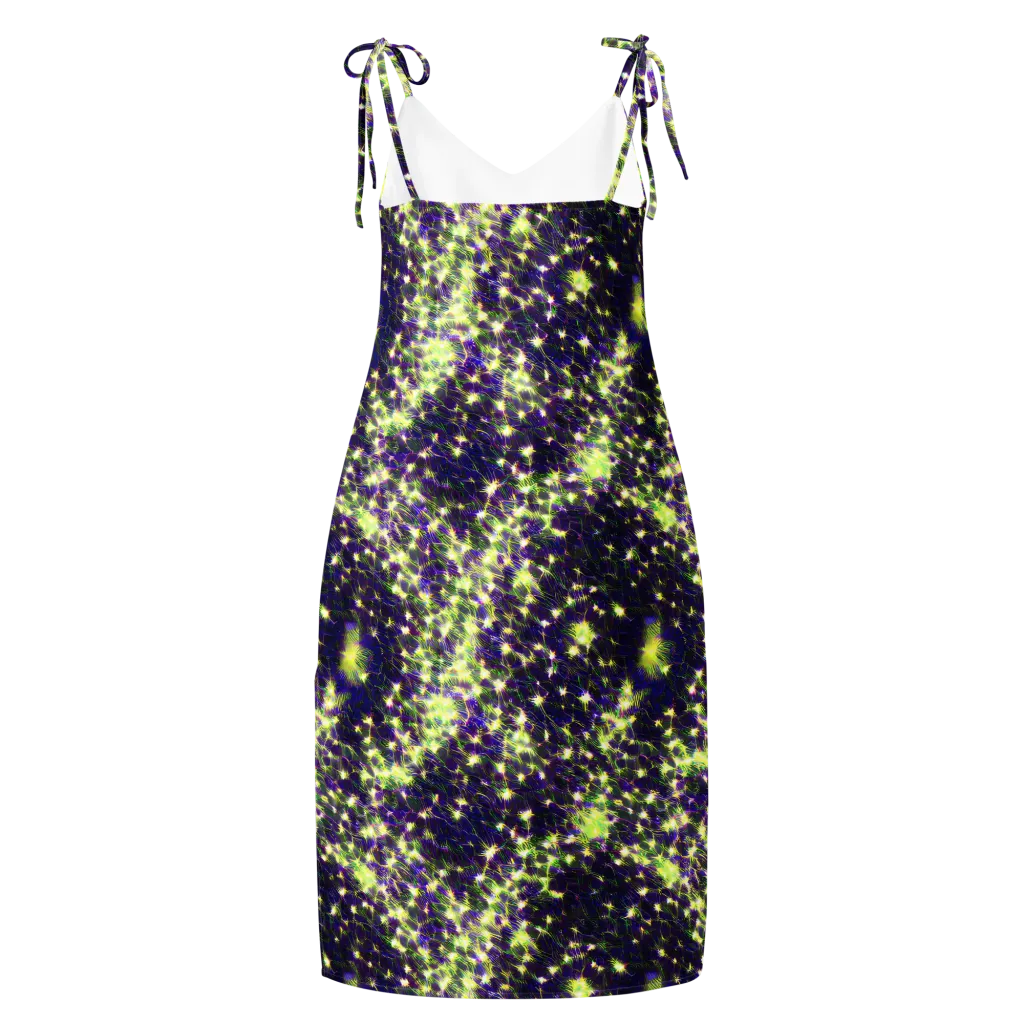 Cosmic Dandelion on Slip Dress — Back