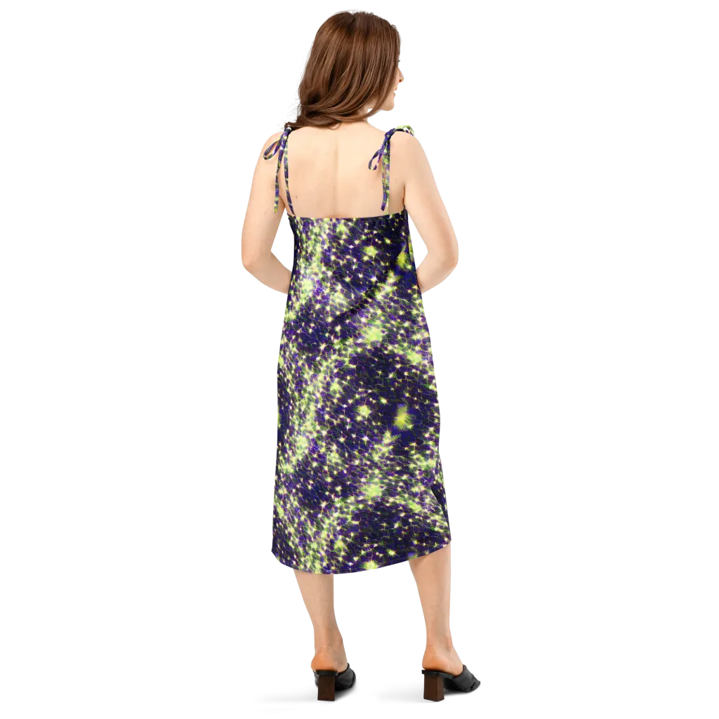 Cosmic Dandelion on Slip Dress — Back