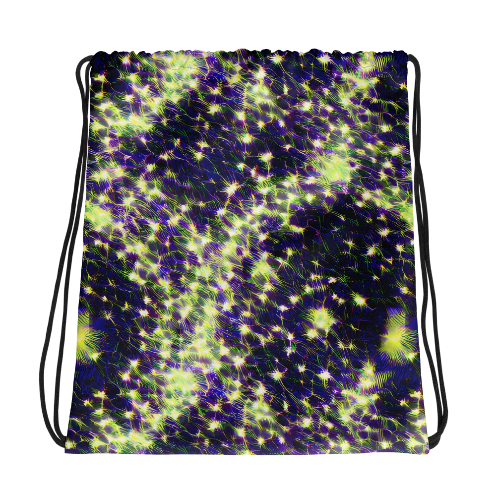 Cosmic Dandelion on Drawstring Bag — Photo
