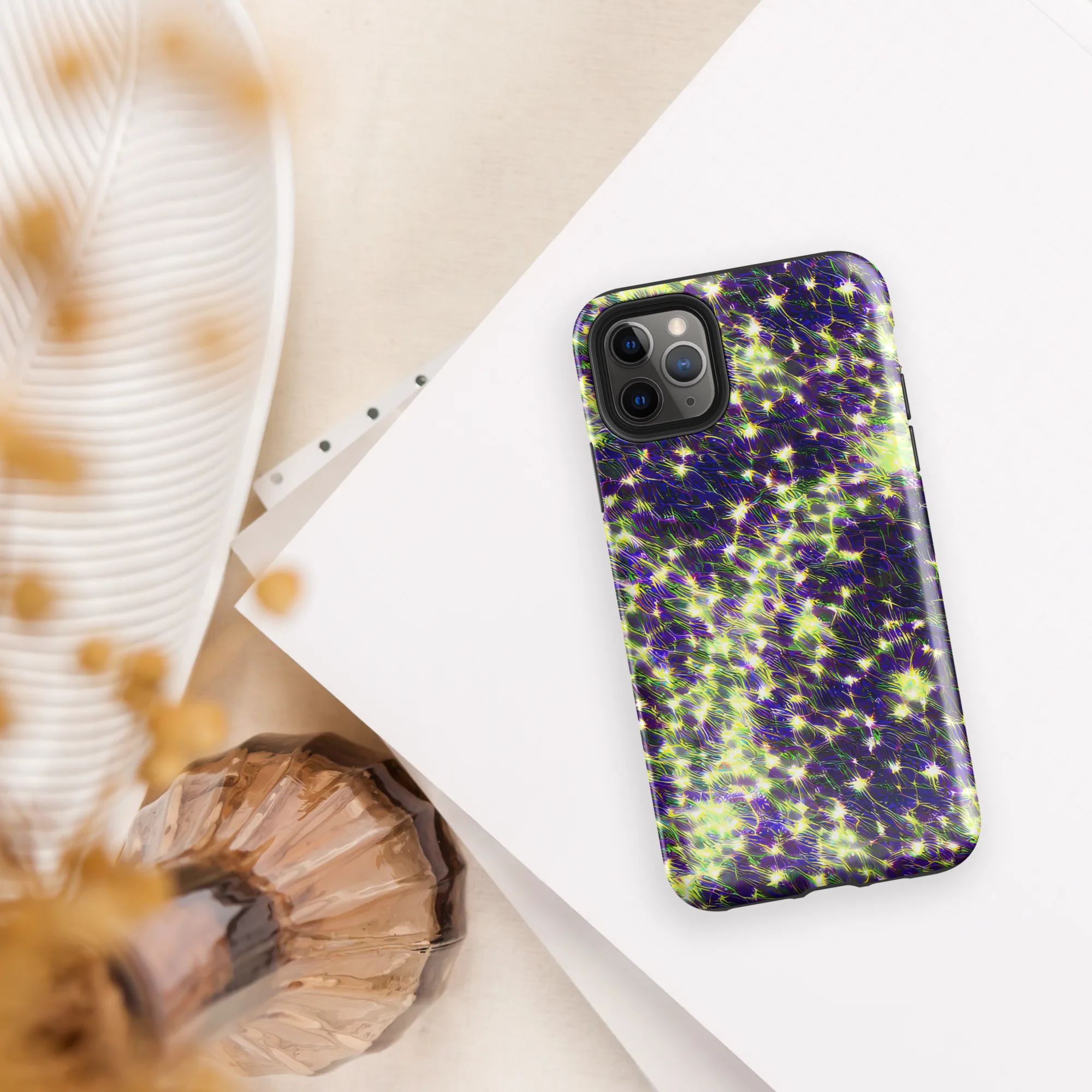 Cosmic Dandelion on Tough Case for iPhone® — Front