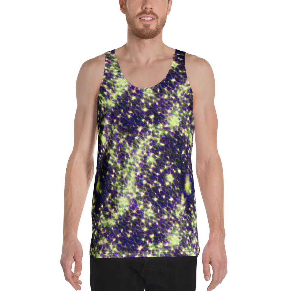 Cosmic Dandelion on Men's Tank Top — Front