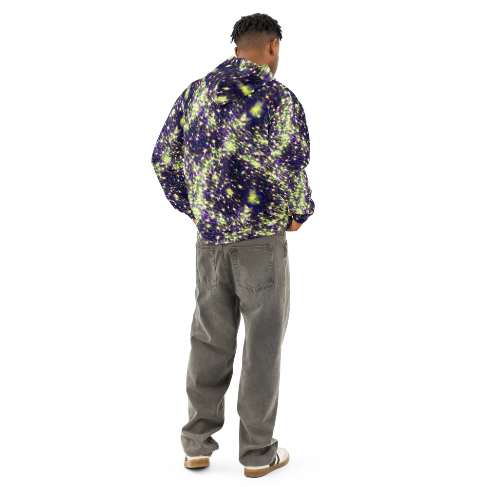Cosmic Dandelion on Cotton Hoodie — Back