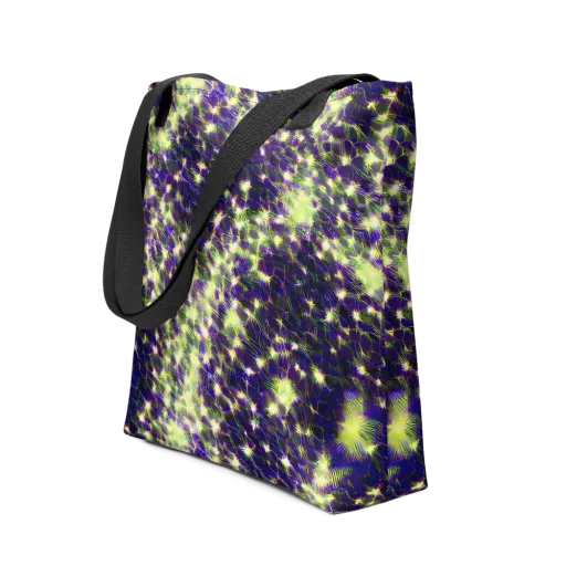 Cosmic Dandelion on a Tote Bag