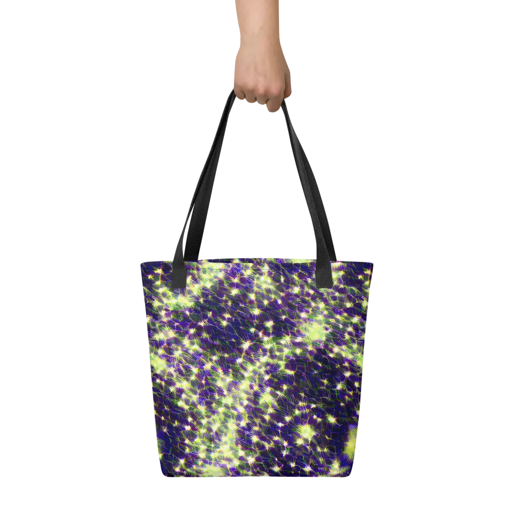 Cosmic Dandelion on Tote Bag — Front