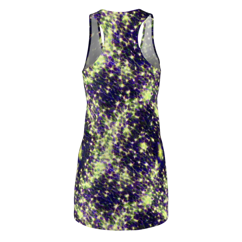 Cosmic Dandelion on Racerback Dress — Back
