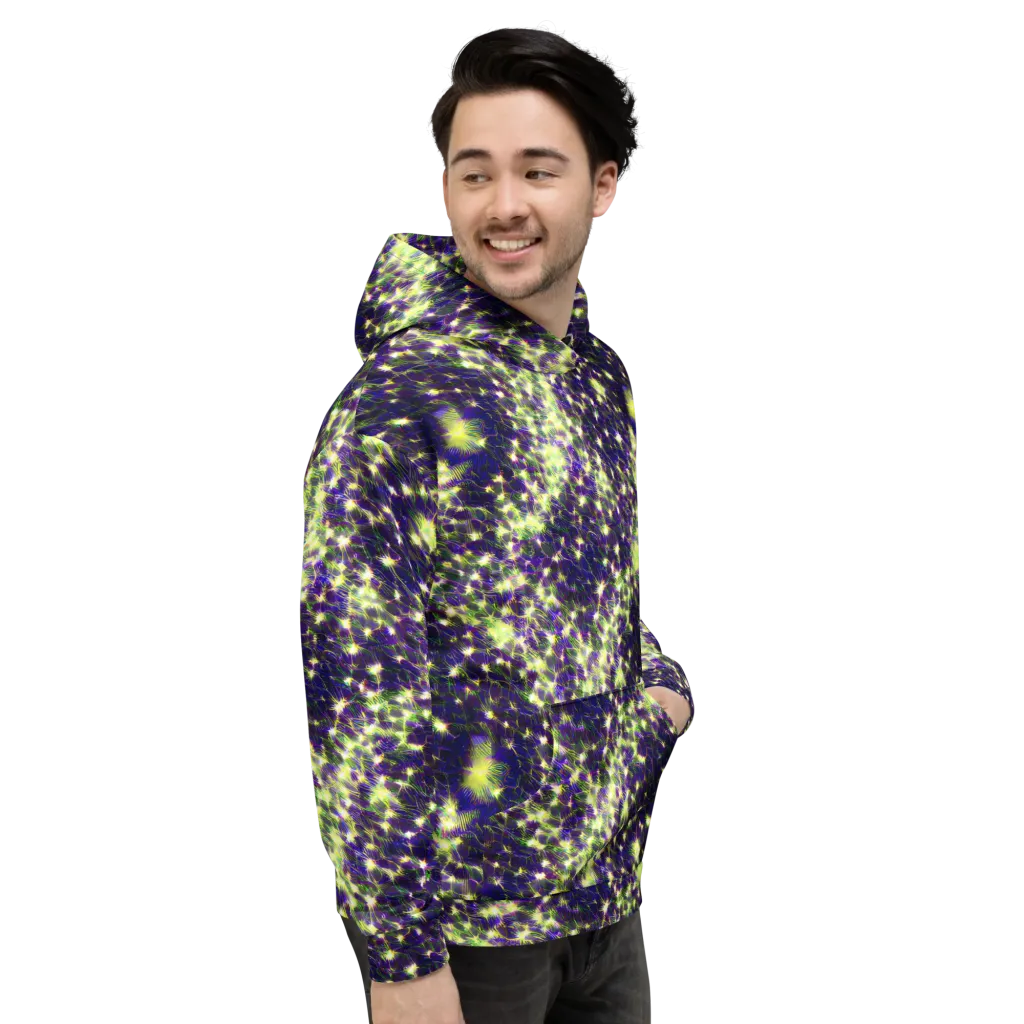 Cosmic Dandelion on Hoodie — Right