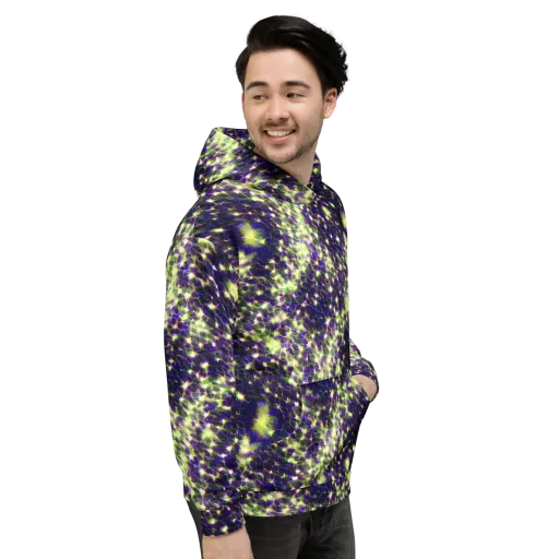 Cosmic Dandelion on a Hoodie