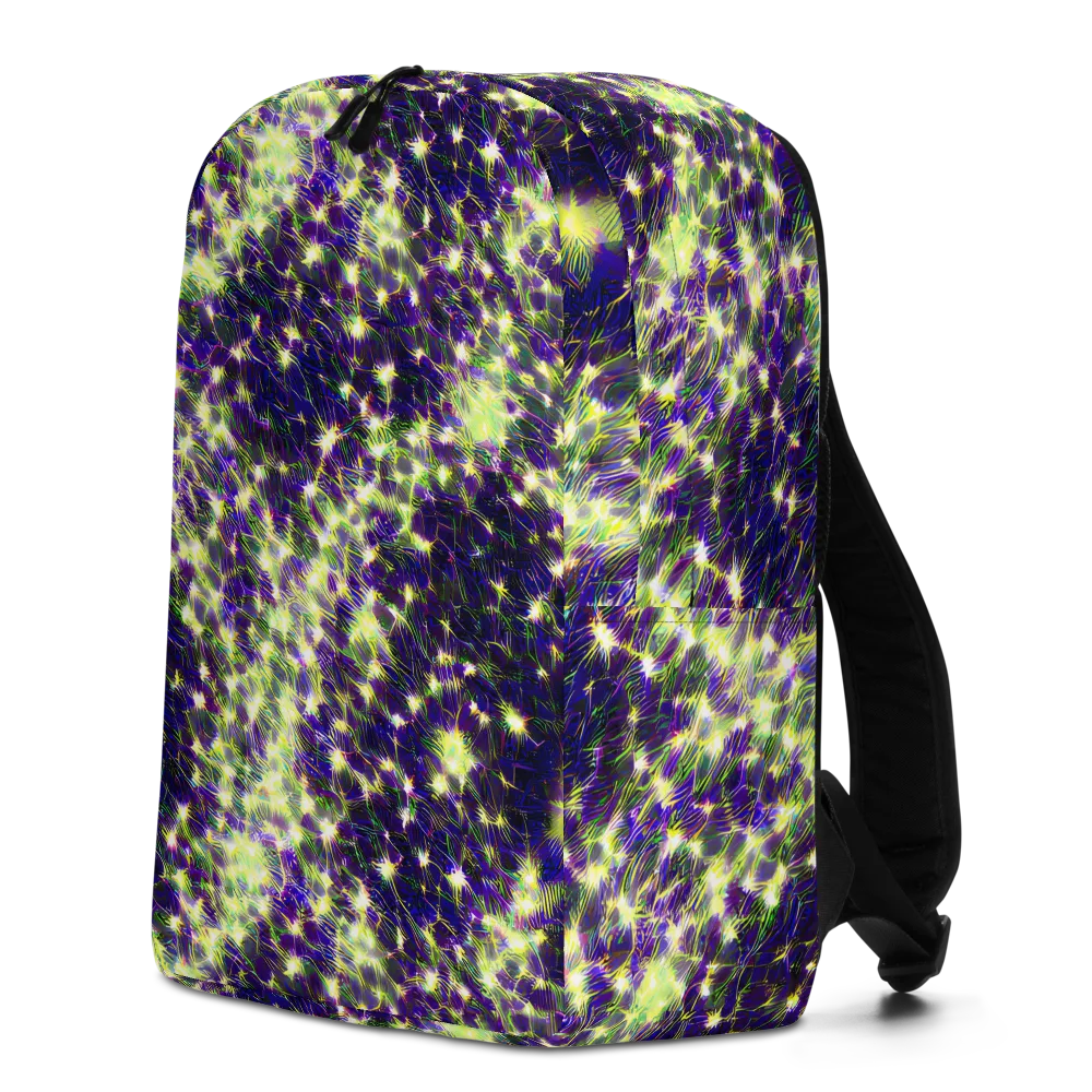 Cosmic Dandelion on Minimalist Backpack — Left