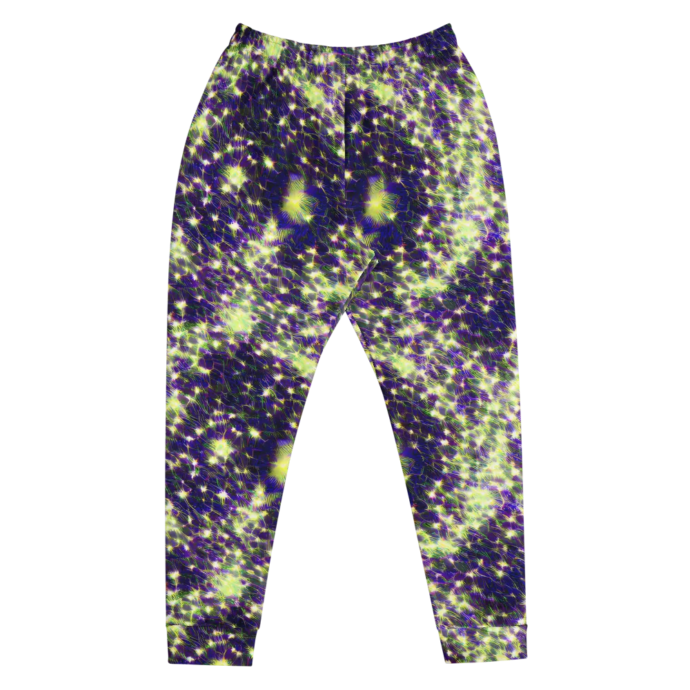 Cosmic Dandelion on Men's Joggers — Front