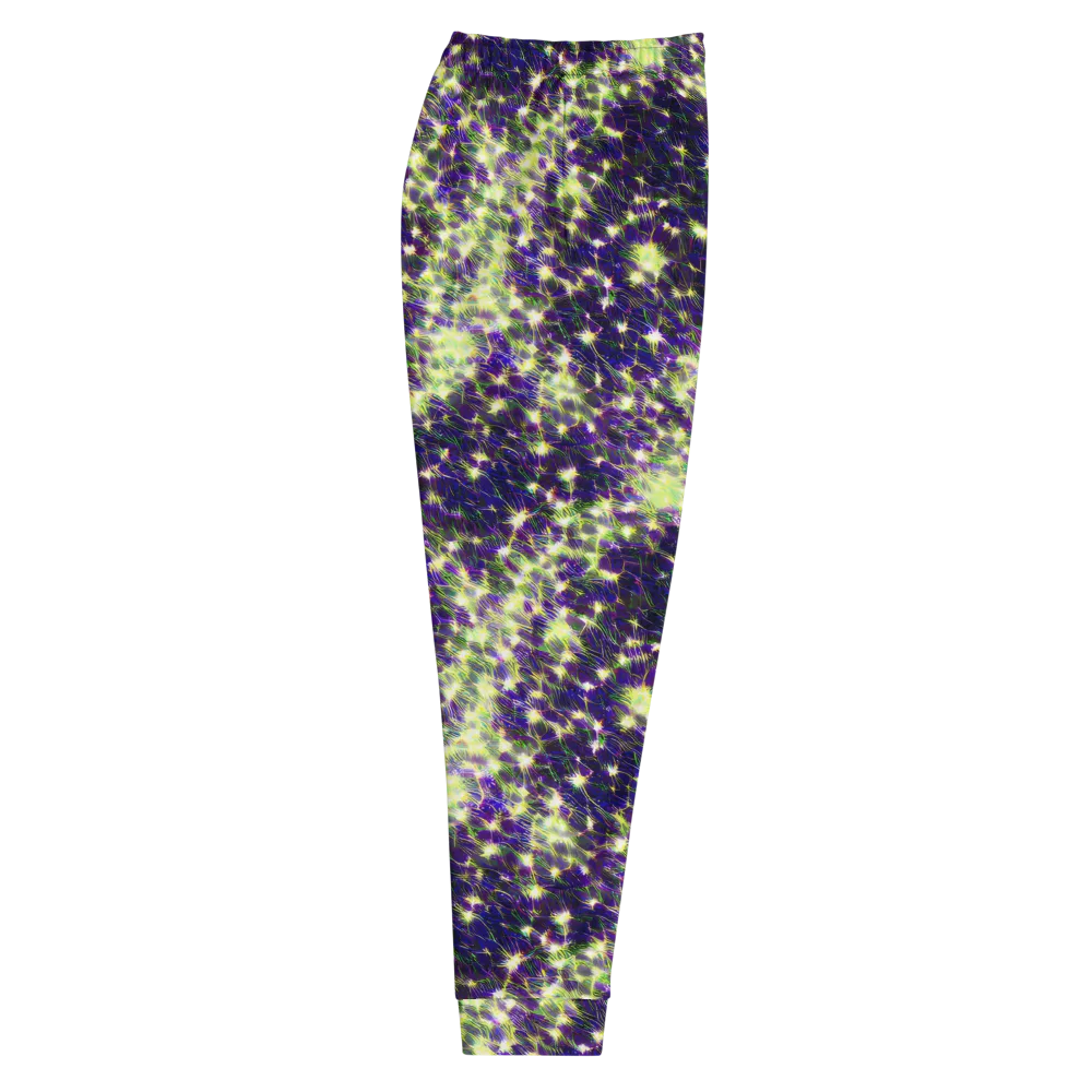 Cosmic Dandelion on Men's Joggers — Right