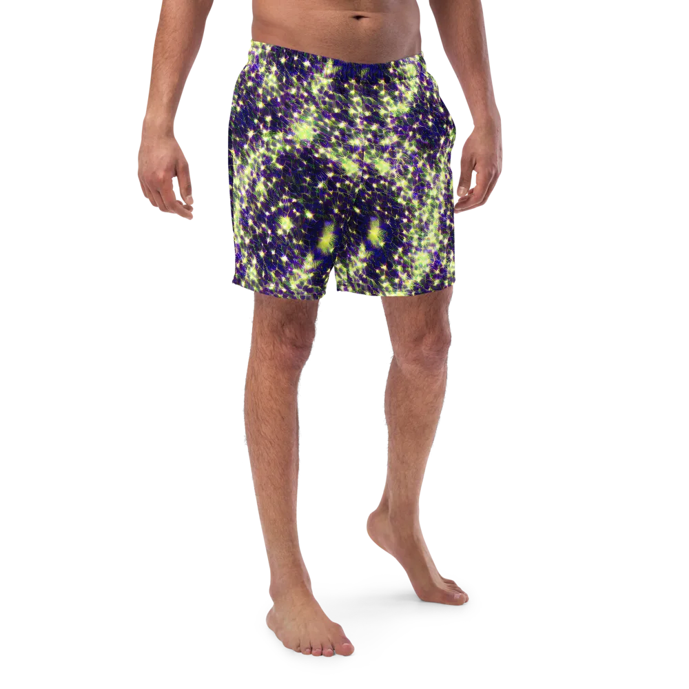 Cosmic Dandelion on Swim Trunks — Front