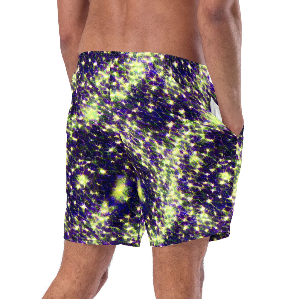 Cosmic Dandelion on Swim Trunks — Right Back