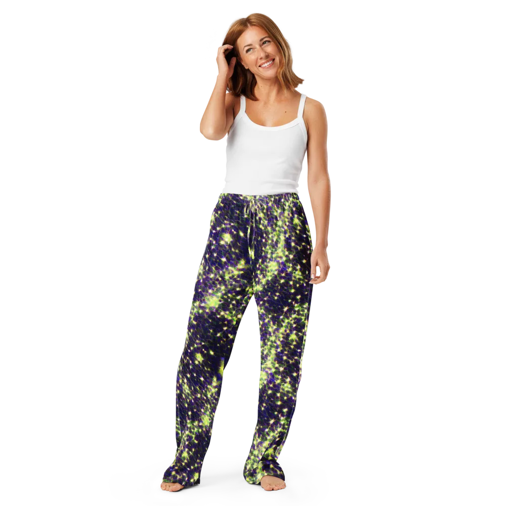 Cosmic Dandelion on Women's Pajama Pants — Front