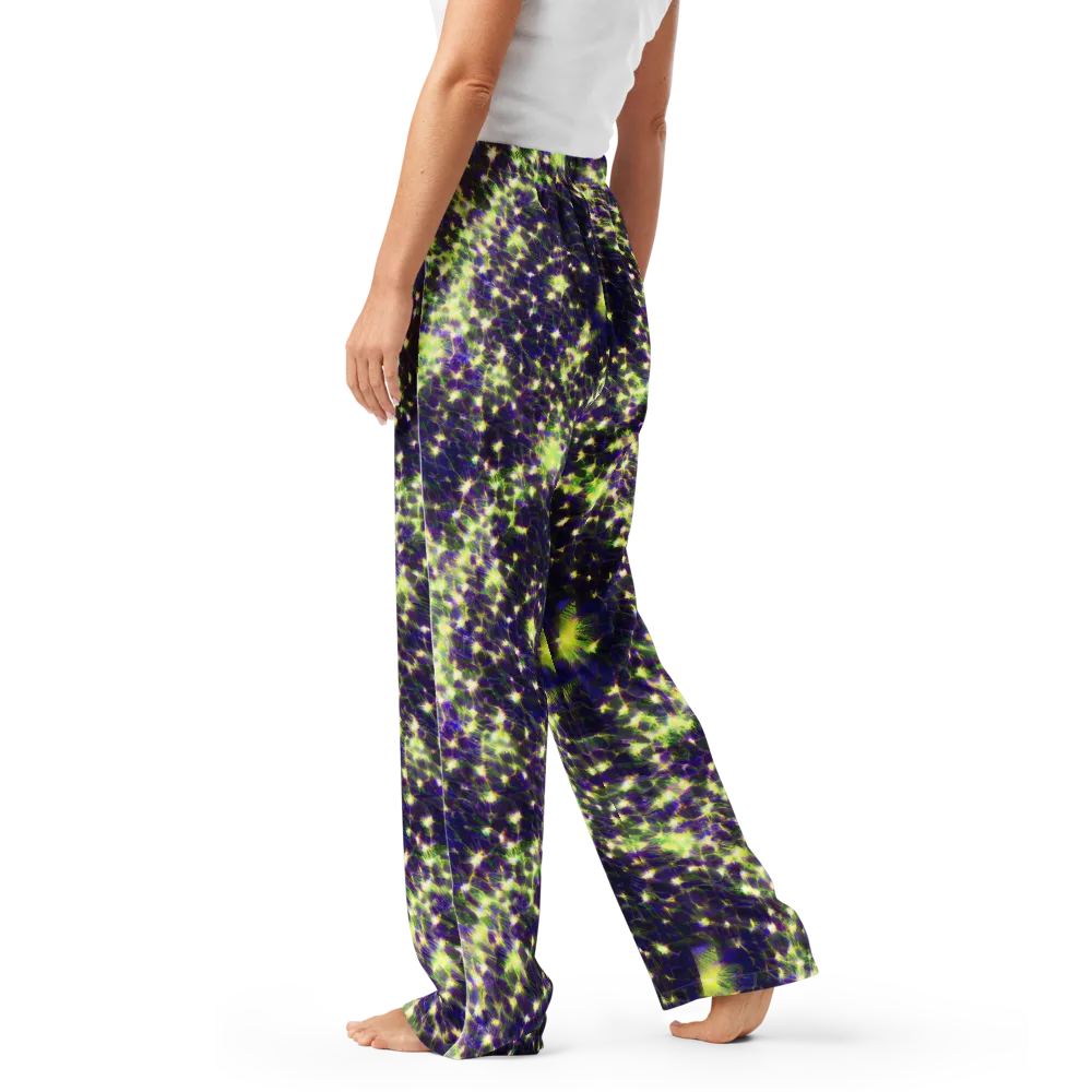 Cosmic Dandelion on Women's Pajama Pants — Left