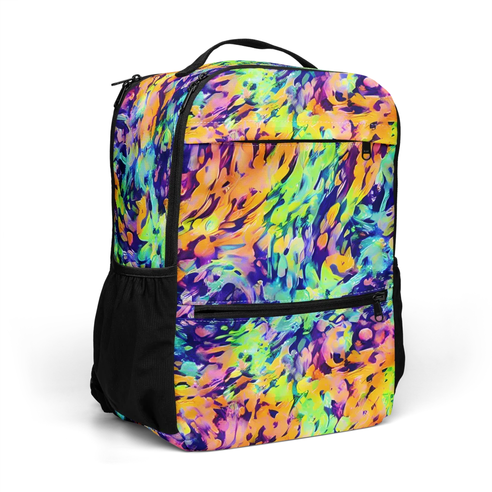 Acid Sunset on Utility Backpack — Right Front