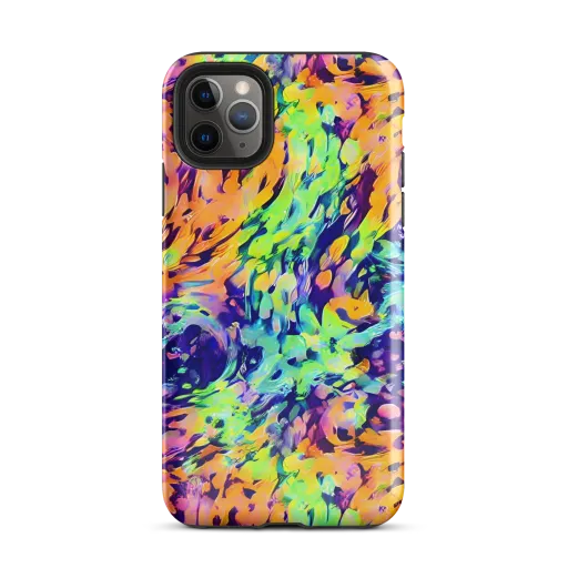 Acid Sunset on a Tough Case for iPhone®