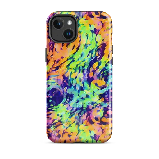 Acid Sunset on a MagSafe Tough Case for iPhone®