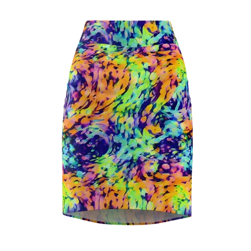 Acid Sunset on a Pencil Skirt