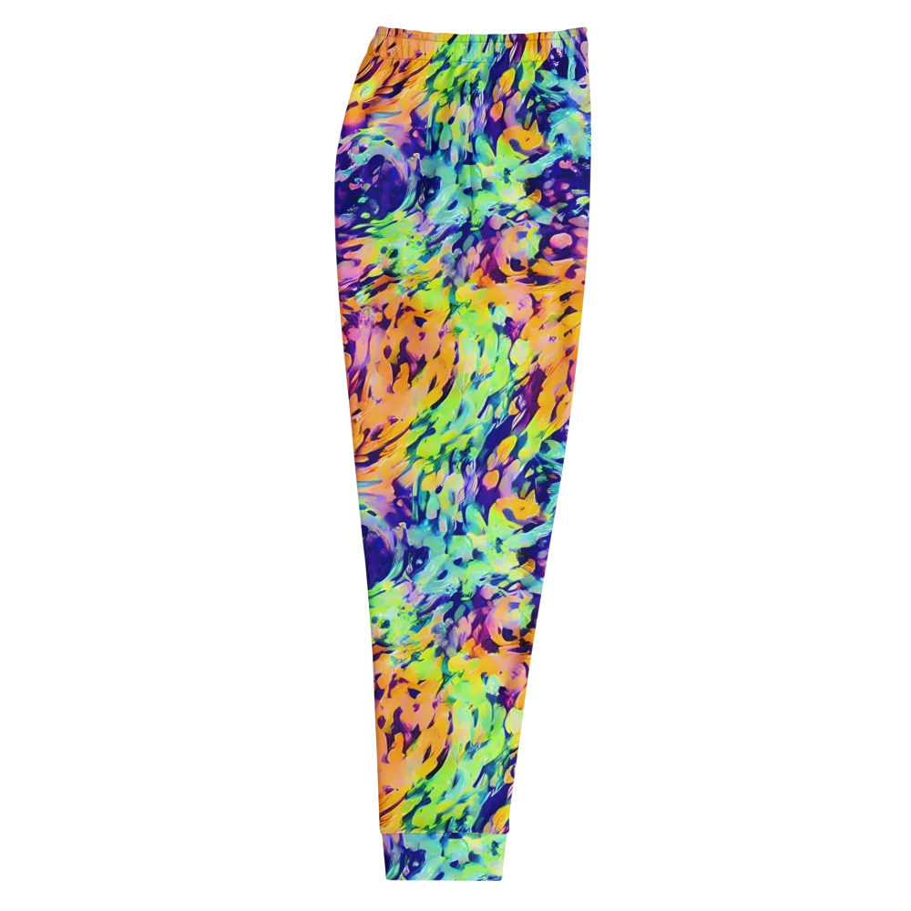 Acid Sunset on Men's Joggers — Right