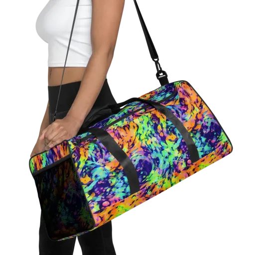 Acid Sunset on a Duffle Bag