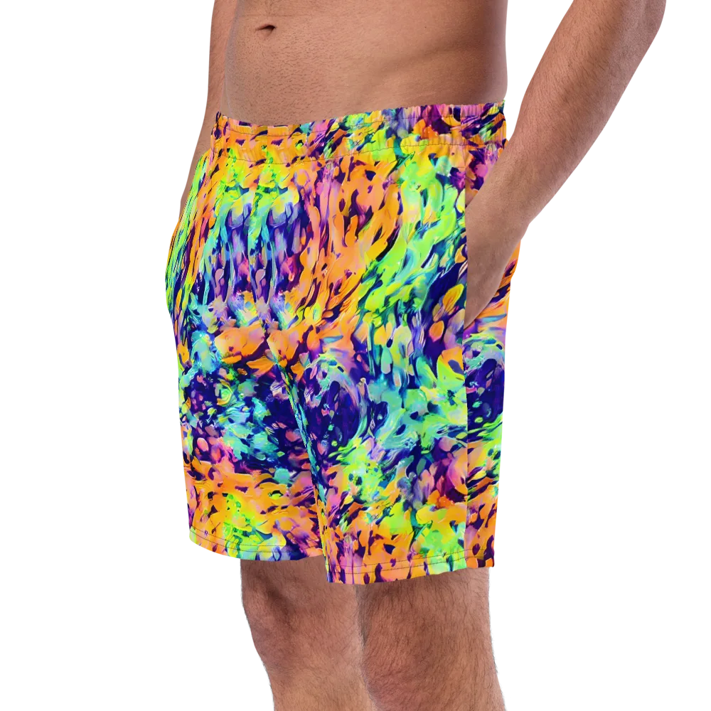 Acid Sunset on Swim Trunks — Left Front