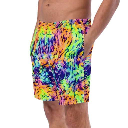 Acid Sunset on a Swim Trunks