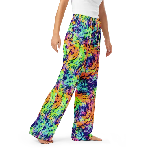 Acid Sunset on a Women's Pajama Pants