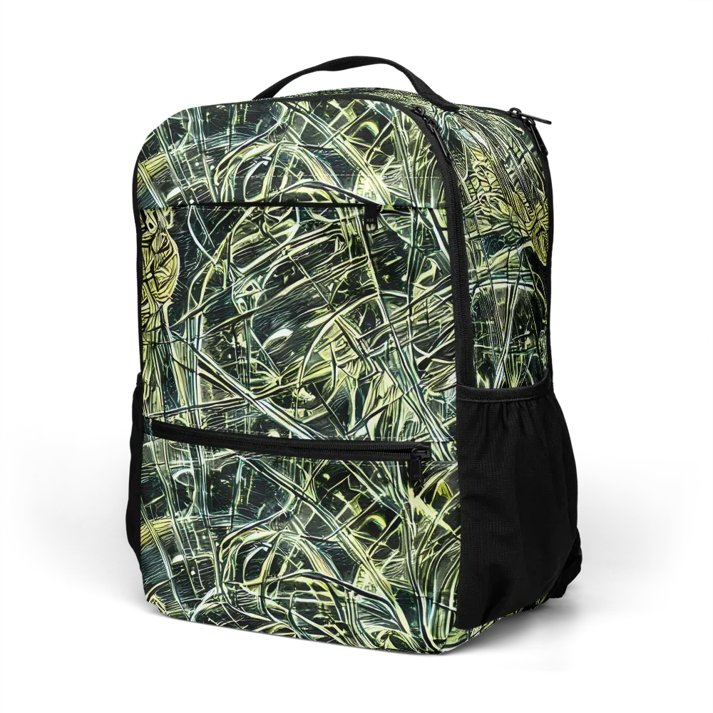 Botanical Machine on Utility Backpack — Left Front
