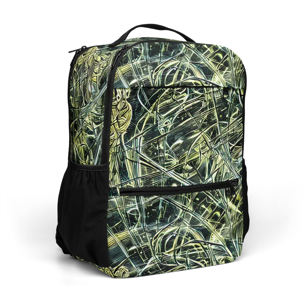 Botanical Machine on Utility Backpack — Right Front