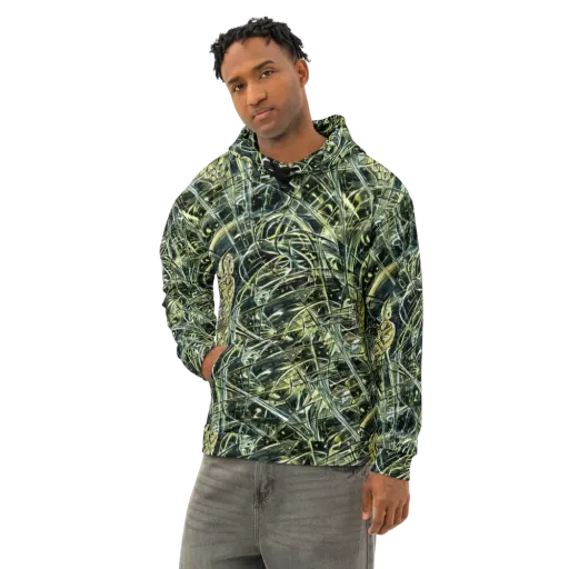 Botanical Machine on a Cotton Hoodie