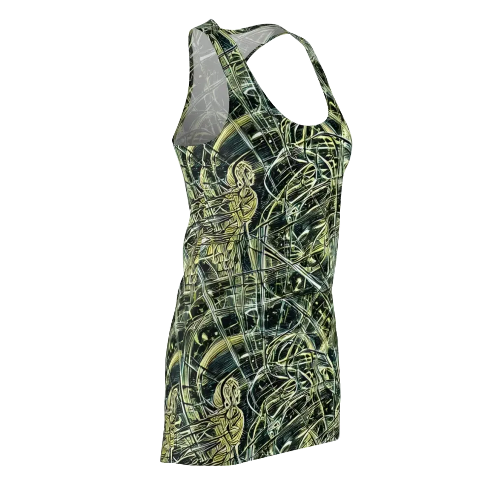 Botanical Machine on Racerback Dress — Front Side