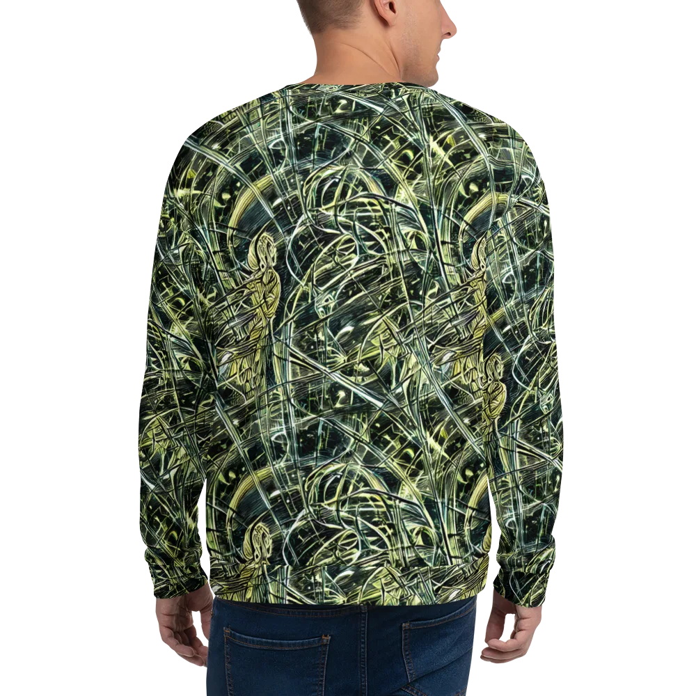 Botanical Machine on Sweatshirt — Back