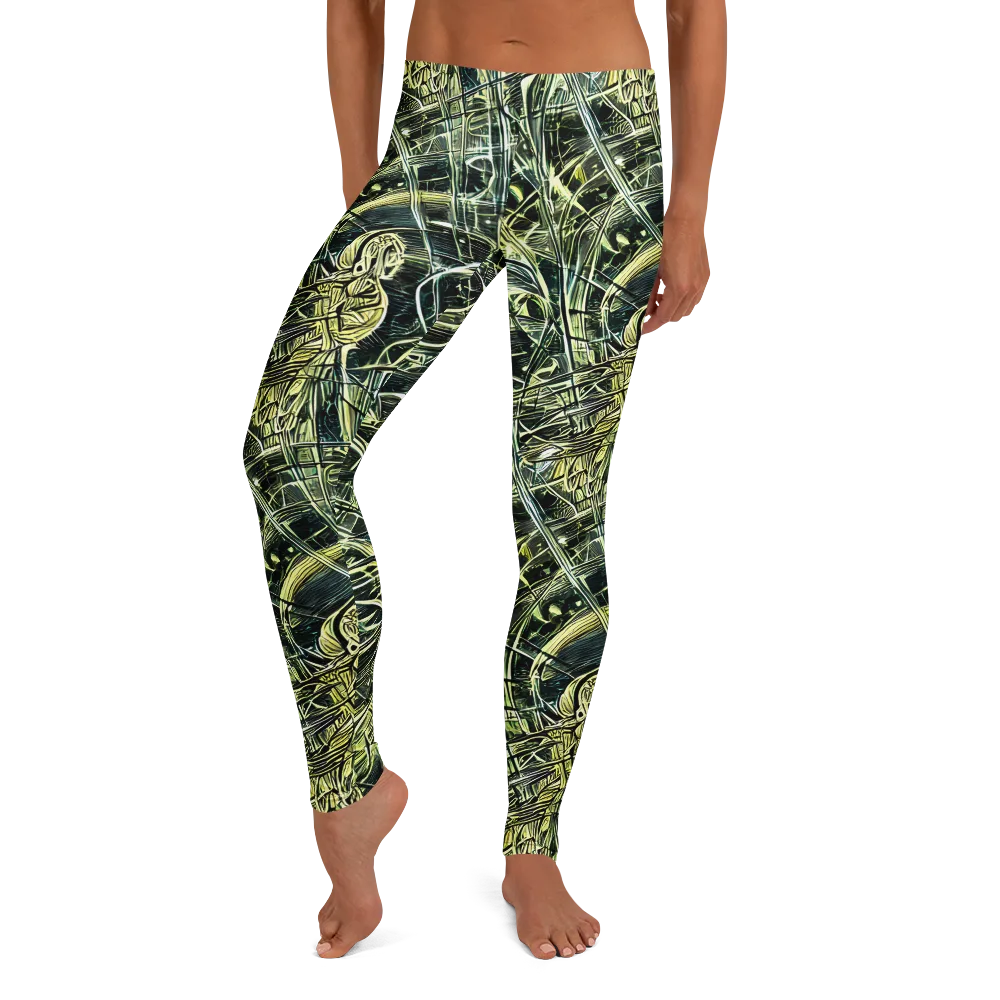 Botanical Machine on Leggings — Front