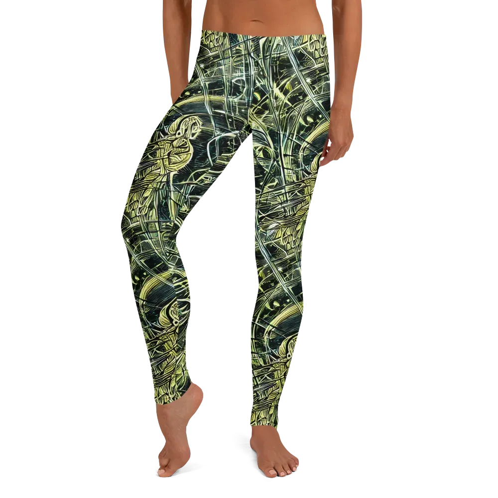 Botanical Machine on Leggings — Front