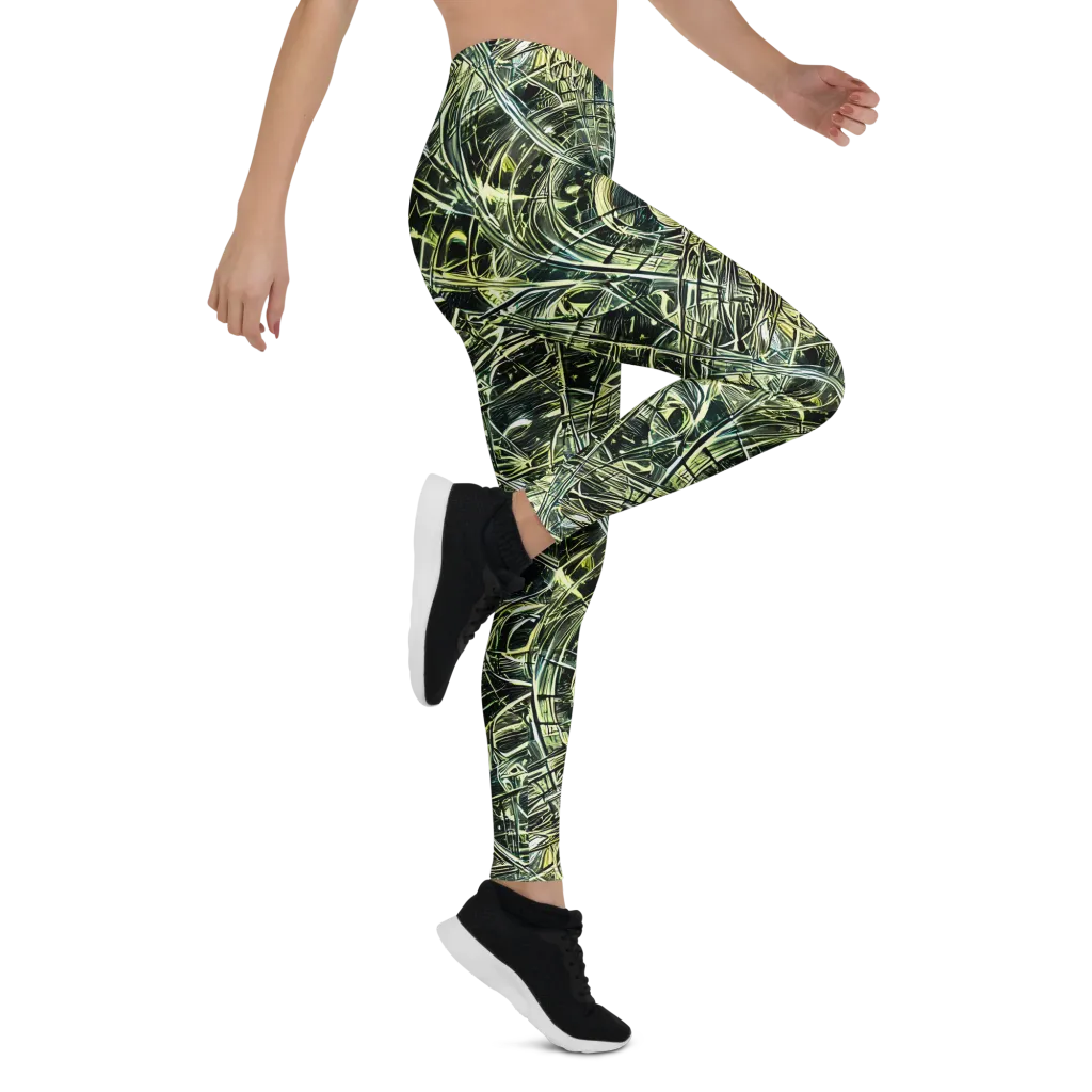 Botanical Machine on Leggings — Right