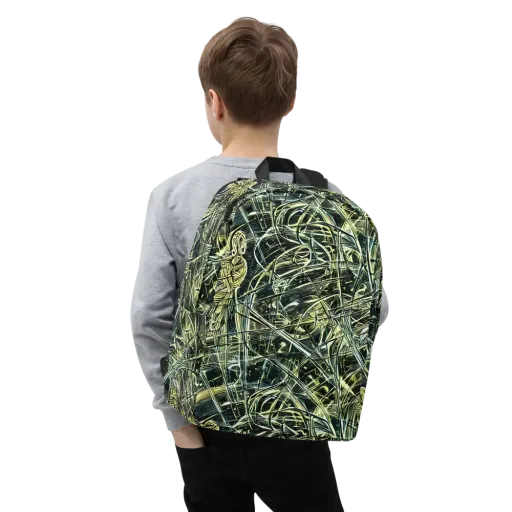 Botanical Machine on a Minimalist Backpack