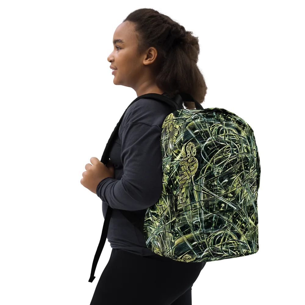 Botanical Machine on Minimalist Backpack — Right Front