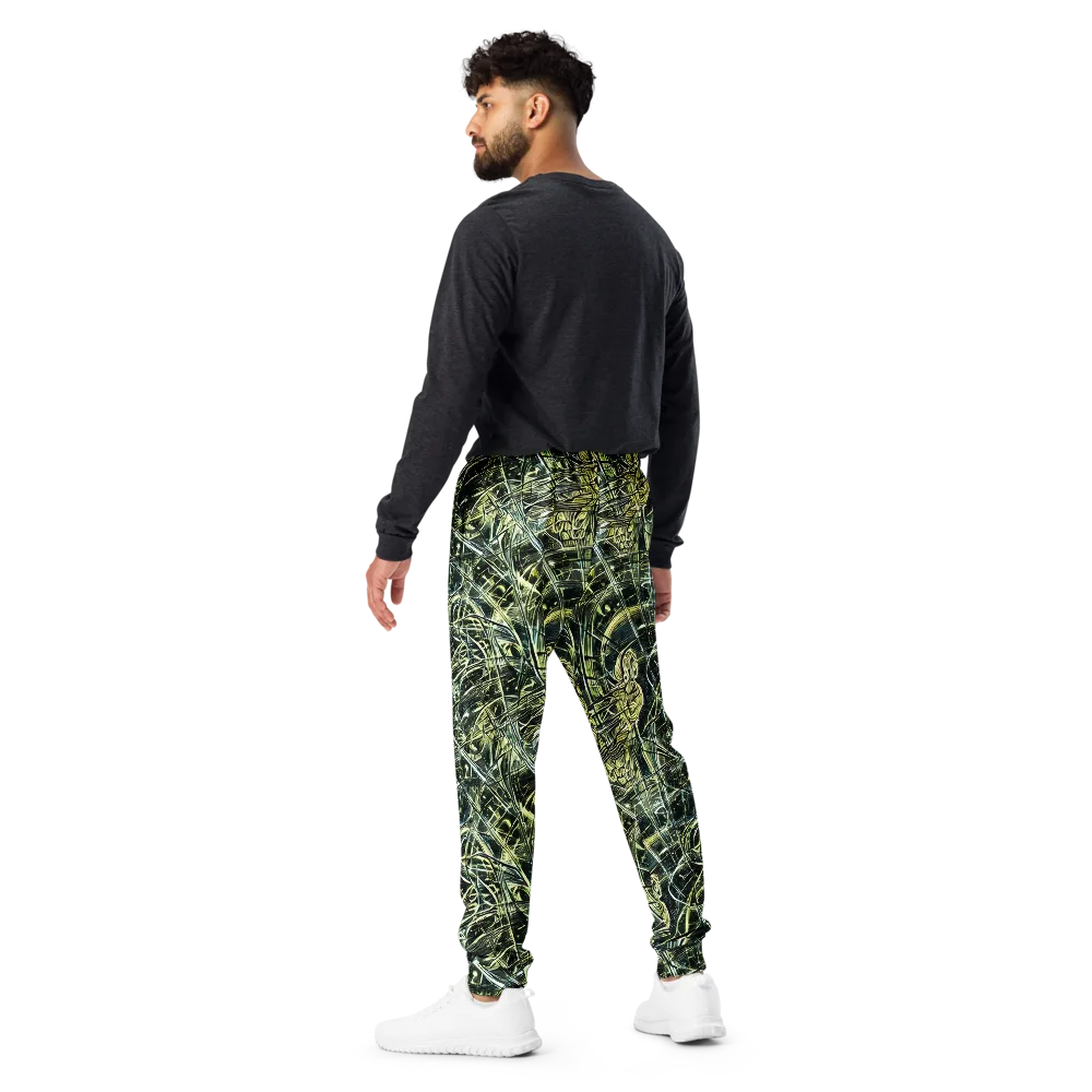 Botanical Machine on Men's Joggers — Back